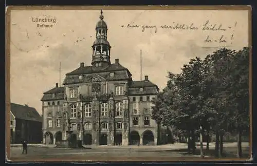 AK Lüneburg, Frontansicht vom Rathaus