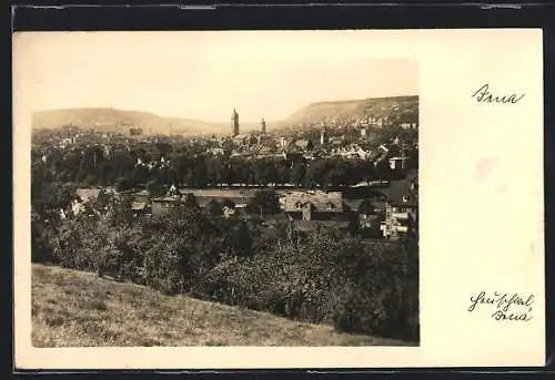 AK Jena, Ortsansicht mit Blick zur Universität