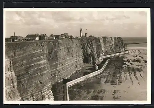 AK Helgoland, Westküste bei Ebbe