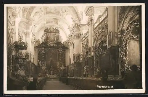 AK Garsten, Innenansicht der Kirche