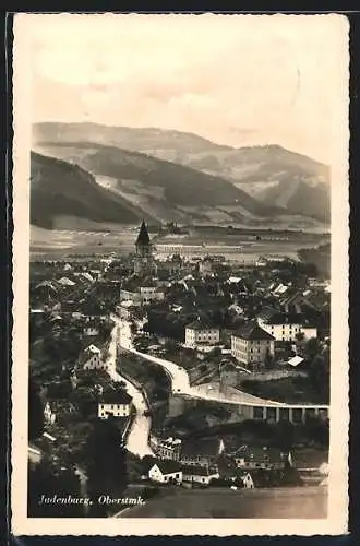 AK Judenburg, Blick gegen die Berge