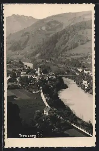 AK Ternberg, Ortsansicht aus der Vogelschau