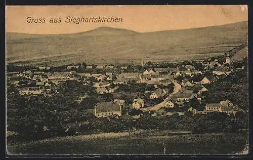 AK Sieghartskirchen, Ortsansicht aus der Ferne