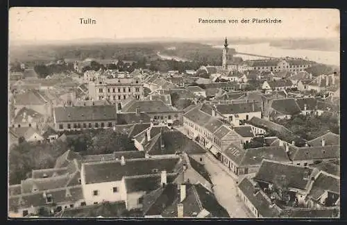 AK Tulln, Panorama von der Pfarrkirche