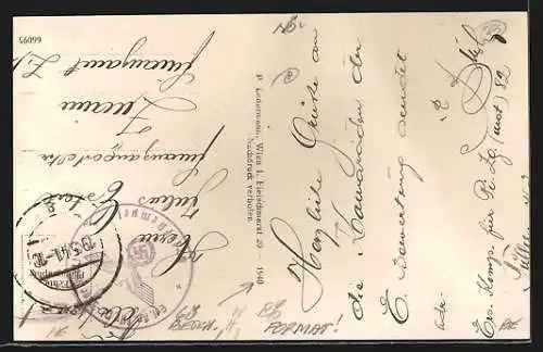 AK Tulln an der Donau, Ortspartie mit Gartenparzellen an der Strasse