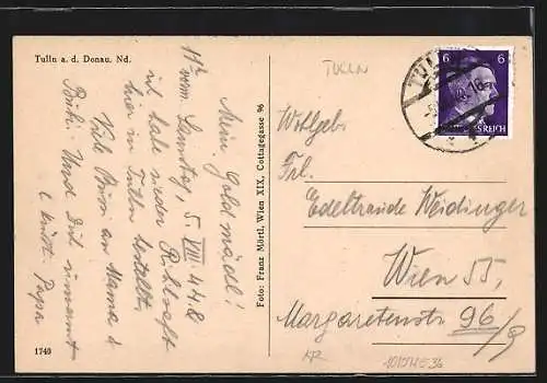 AK Tulln an der Donau, Ortsansicht