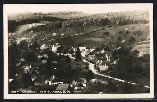 AK Unter-Kirchbach /St. Andrä, Ort mit Umgebung