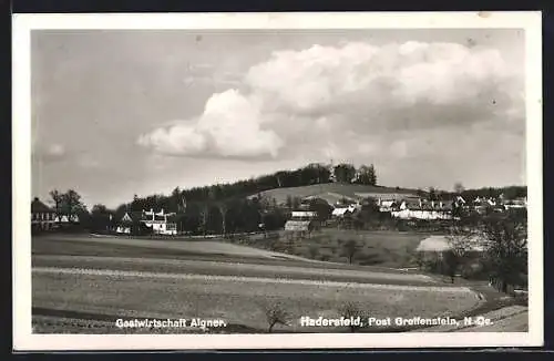 AK St. Andrä-Wördern, Hadersfeld, Panorama mit Gasthaus Aigner