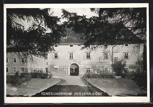 AK Zeillern /N.-Öst., Weg zum Genesungsheim