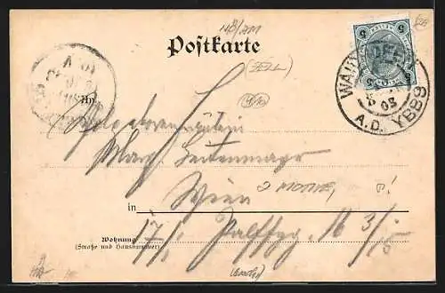 AK Waidhofen a. d. Ybbs, Teilansicht mit Zell