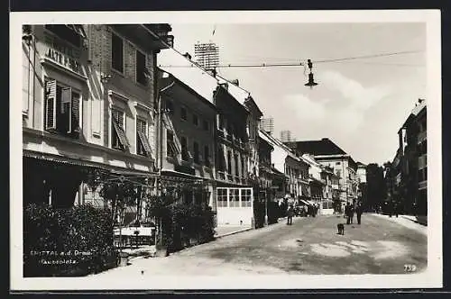 AK Spittal a. d. Drau, Hauptplatz mit Hotel Alte Post