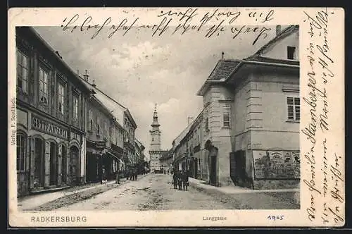 AK Radkersburg, Geschäft Gottfantauer in der Langgasse