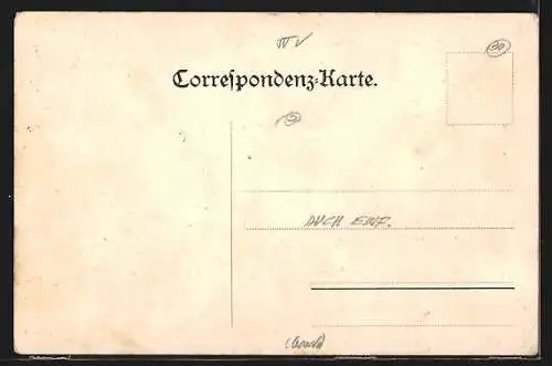 AK Leoben, Hotel zum Mohren mit Stadtturm