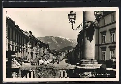 AK Villach, Hauptplatz mit Görlitzen