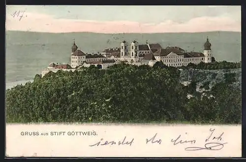 AK Göttweig, Blick auf das Stift