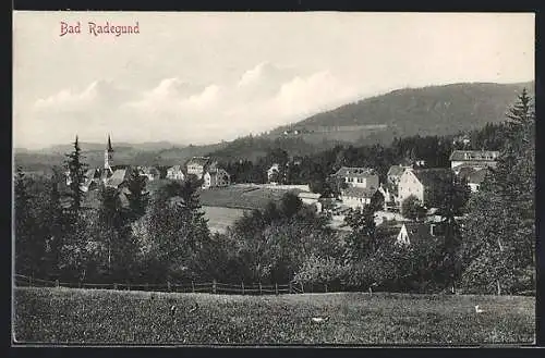 AK St. Radegund /Schröckl, Teilansicht mit Kirche