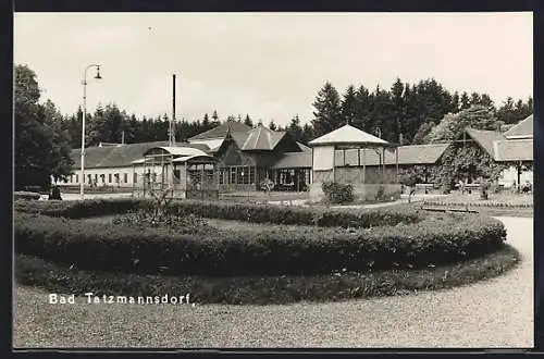 AK Bad Tatzmannsdorf, Park mit Pavillon