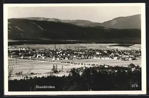 AK Neunkirchen, Ortsansicht aus der Ferne