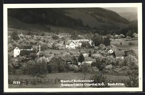 AK Otterthal, Ortsansicht mit Gasthof Rottensteiner