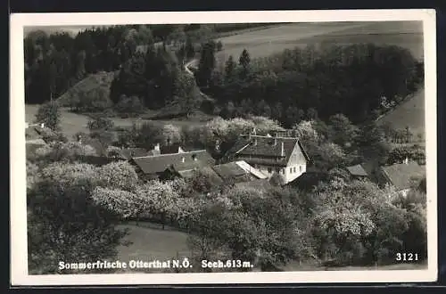 AK Otterthal, Teilansicht aus der Vogelschau