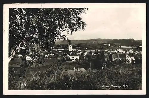 AK Gross Gerungs, Teilansicht mit Kirche