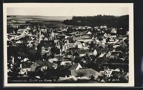 AK Zwettl am Kamp, Ortsansicht mit Kirche