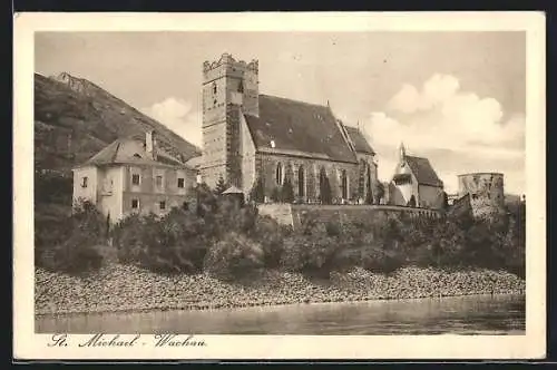 AK St. Michael /Wachau, Ansicht der Kirche