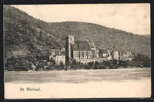 AK Weissenkirchen in der Wachau, St. Michael an der Donau