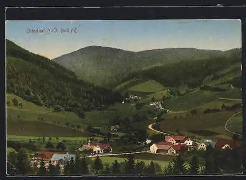 AK Otterthal, Blick auf den Ort