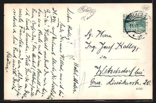 AK Villach, Blick auf den Draukai