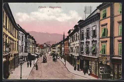 AK Villach, Partie am Hauptplatz