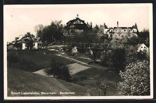 AK Lassnitzhöhe, Sanatorium im Frühling