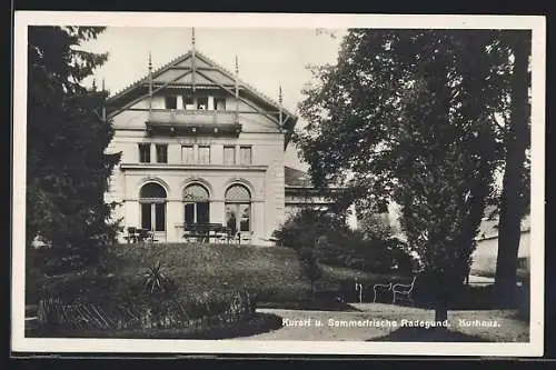 AK St. Radegund am Schröckl, Partie vor dem Kurhaus