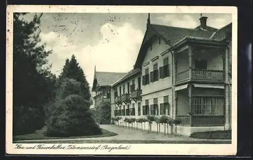 AK Bad Tatzmannsdorf, Herz- und Frauenheilbad, Kurhof