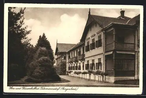 AK Bad Tatzmannsdorf, Herz- und Frauenheilbad, Kurhof