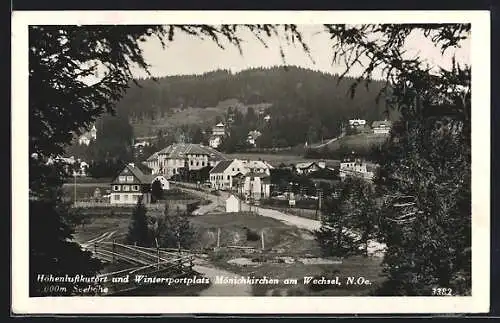 AK Mönichkirchen, Blick in den Ort