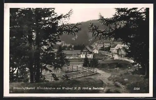 AK Mönichkirchen, Ortsansicht