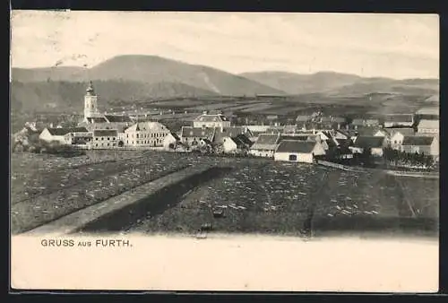 AK Furth, Blick auf die Ortschaft