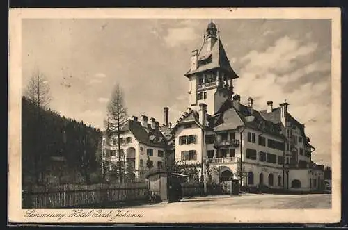 AK Semmering, Hotel Erzherzog Johann