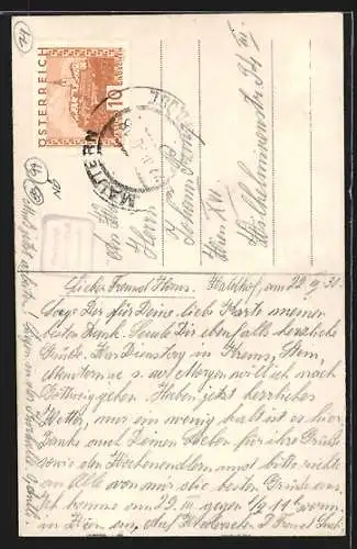 AK Krems a. d. Donau, Strassenpartie mit Steinertor