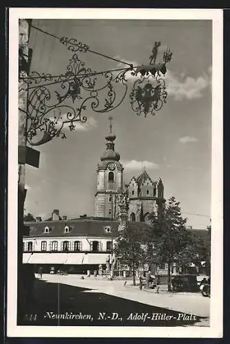 AK Neunkirchen, Partie am Hauptplatz