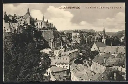 AK Luxembourg, Ville haute et faubourg du Grund