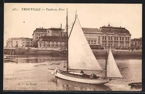 AK Trouville, Yacht au Port