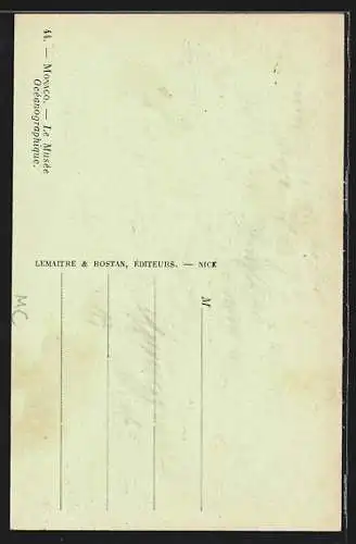 AK Monaco, Le Musée