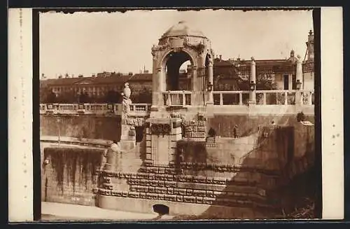 Foto-AK Wien, Blick auf den Stadtpark