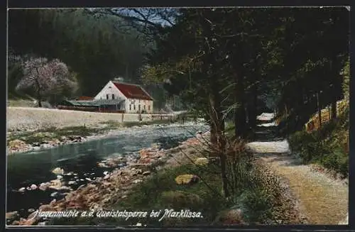 AK Marklissa, Hagenmühle a.d. Quweistalsperre