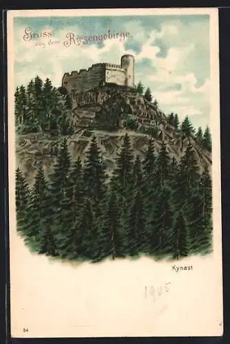 AK Hirschberg, Ruine auf dem Kynast