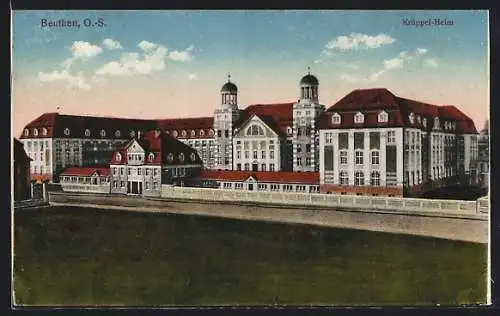 AK Beuthen /O.-S., Gesamtansicht des Krüppel-Heims