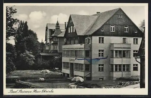 AK Bad Reinerz, Blick auf das Haus Christa