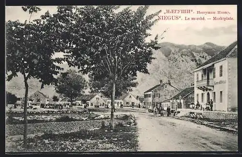 AK Niegus, Le Marche, Marktplatz